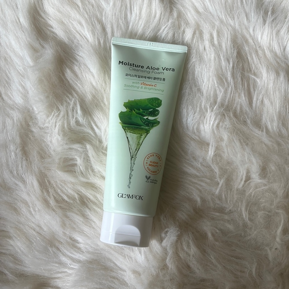 K-Beauty Skincare GLAMFOX Aloe Cleansing Foam